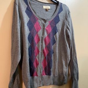 Sonoma button down sweater